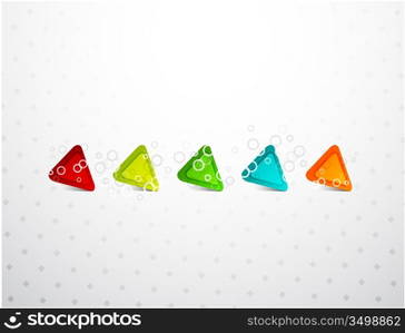 Vector triangle background