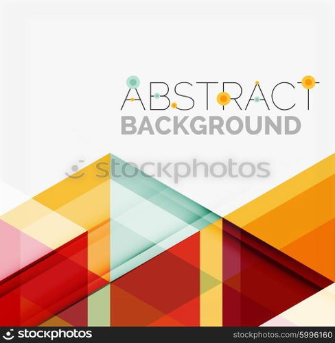 Vector triangle background. Vector triangle background with shadow effects