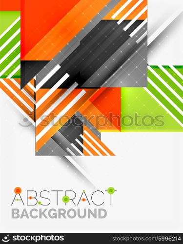 Vector triangle background. Vector triangle background with shadow effects