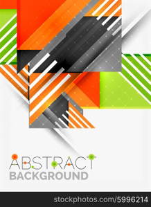 Vector triangle background. Vector triangle background with shadow effects