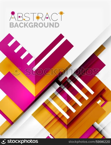 Vector triangle background. Vector triangle background with shadow effects