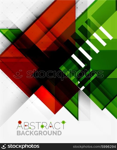 Vector triangle background. Vector triangle background with shadow effects