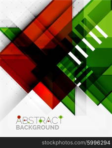 Vector triangle background. Vector triangle background with shadow effects
