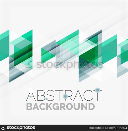 Vector triangle background. Vector triangle background with shadow effects