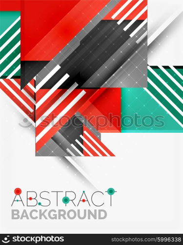 Vector triangle background. Vector triangle background with shadow effects