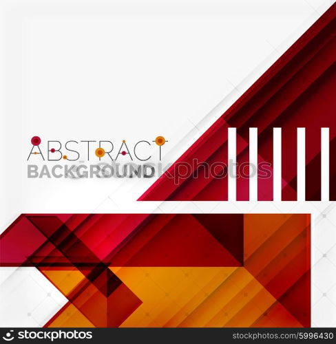 Vector triangle background. Vector triangle background with shadow effects