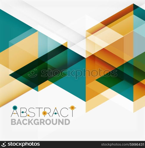 Vector triangle background. Vector triangle background with shadow effects