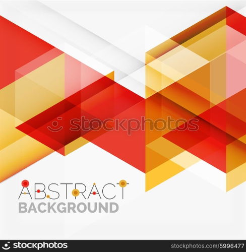 Vector triangle background. Vector triangle background with shadow effects
