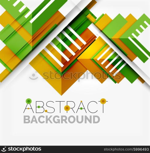 Vector triangle background. Vector triangle background with shadow effects