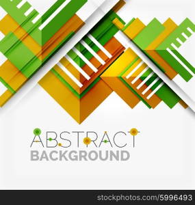 Vector triangle background. Vector triangle background with shadow effects