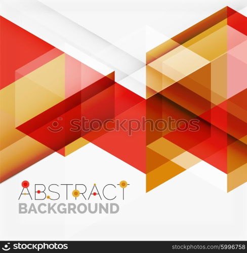 Vector triangle background. Vector triangle background with shadow effects