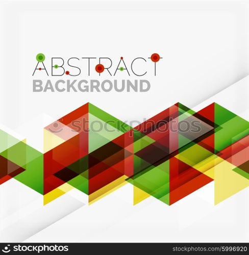 Vector triangle background. Vector triangle background with shadow effects