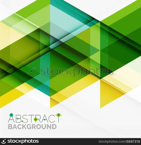 Vector triangle background. Vector triangle background with shadow effects