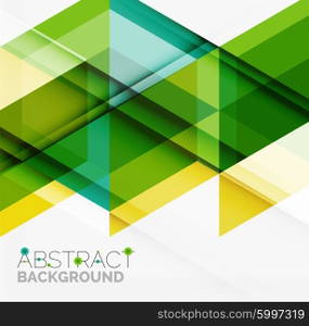 Vector triangle background. Vector triangle background with shadow effects