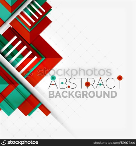 Vector triangle background. Vector triangle background with shadow effects
