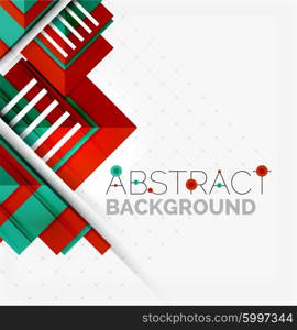 Vector triangle background. Vector triangle background with shadow effects