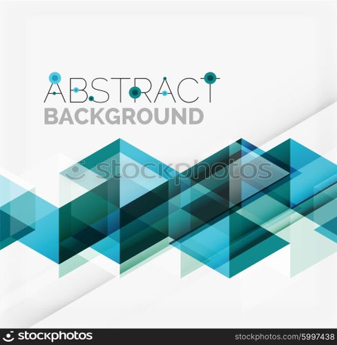 Vector triangle background. Vector triangle background with shadow effects