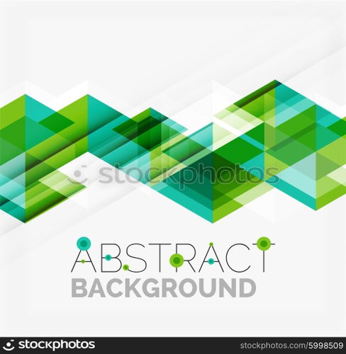 Vector triangle background. Vector triangle background with shadow effects
