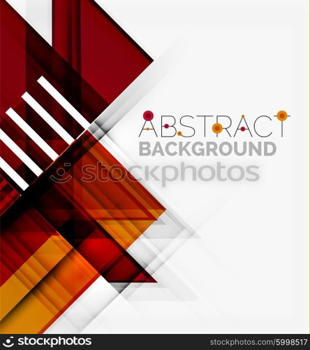 Vector triangle background. Vector triangle background with shadow effects
