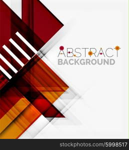 Vector triangle background. Vector triangle background with shadow effects