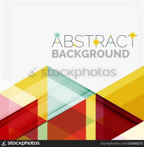 Vector triangle background. Vector triangle background with shadow effects