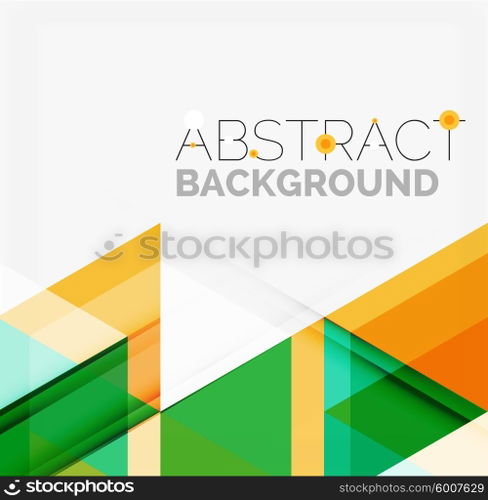 Vector triangle background. Vector triangle background with shadow effects