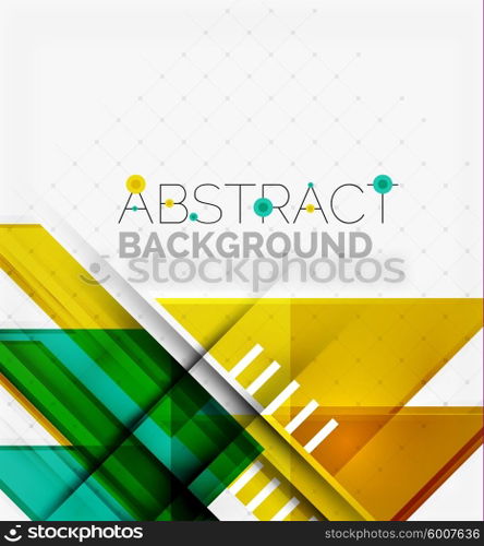 Vector triangle background. Vector triangle background with shadow effects