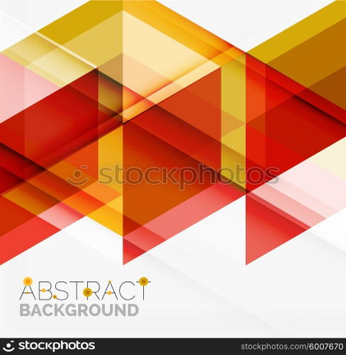 Vector triangle background. Vector triangle background with shadow effects