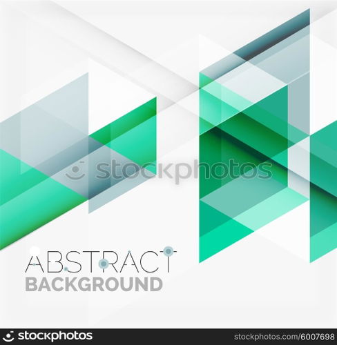 Vector triangle background. Vector triangle background with shadow effects