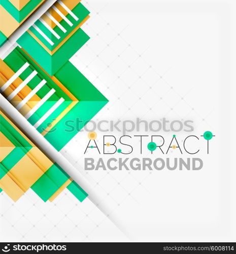 Vector triangle background. Vector triangle background with shadow effects