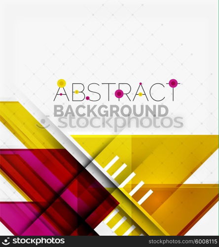 Vector triangle background. Vector triangle background with shadow effects