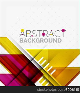 Vector triangle background. Vector triangle background with shadow effects