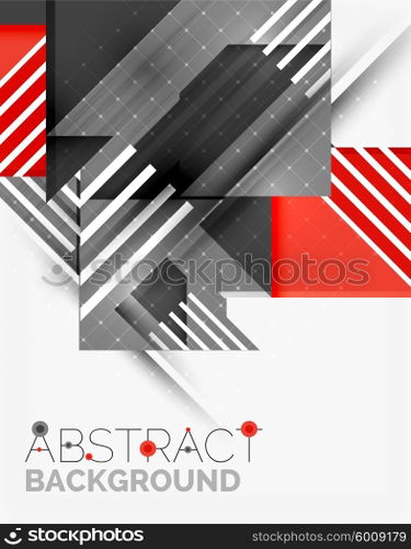 Vector triangle background. Vector triangle background with shadow effects