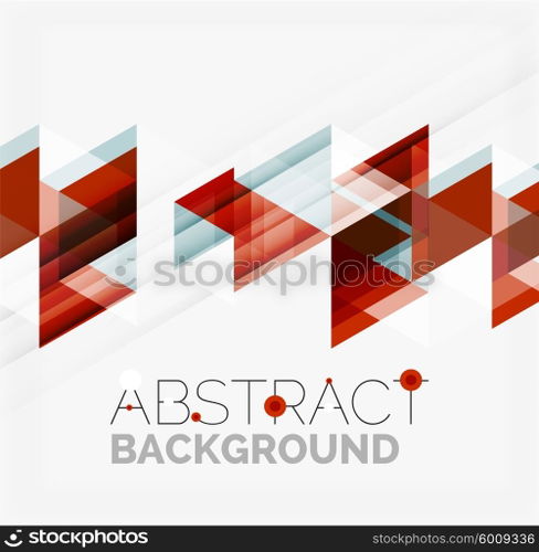 Vector triangle background. Vector triangle background with shadow effects