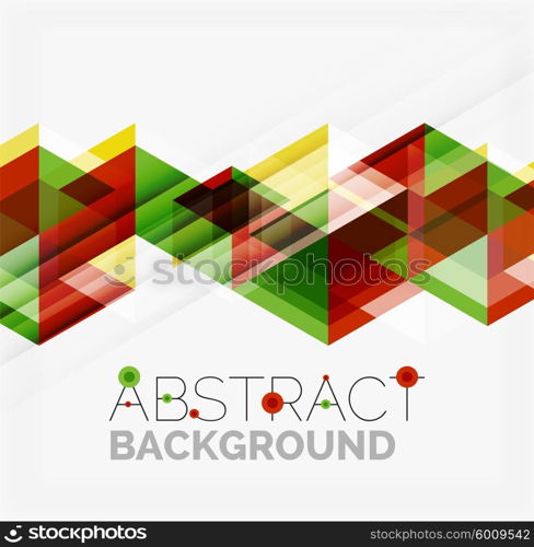 Vector triangle background. Vector triangle background with shadow effects