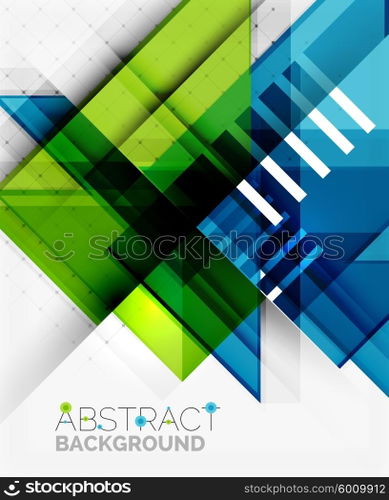 Vector triangle background. Vector triangle background with shadow effects