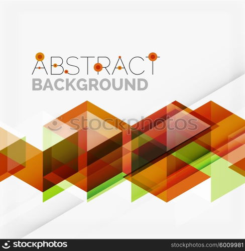 Vector triangle background. Vector triangle background with shadow effects