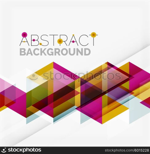 Vector triangle background. Vector triangle background with shadow effects