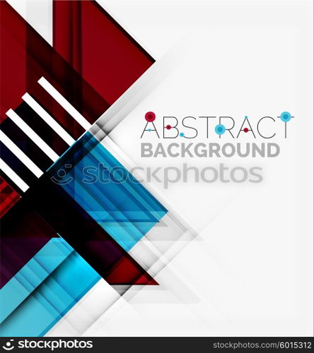 Vector triangle background. Vector triangle background with shadow effects
