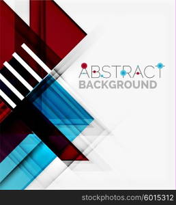 Vector triangle background. Vector triangle background with shadow effects
