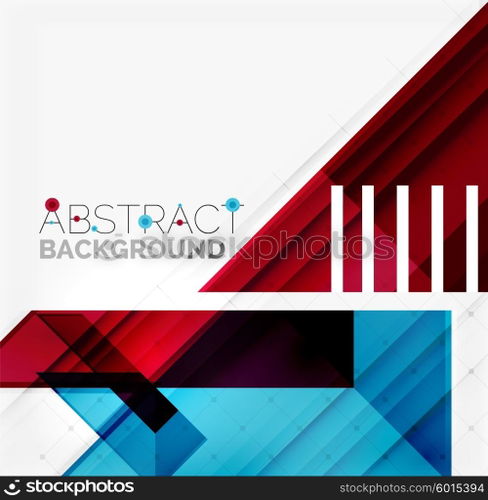 Vector triangle background. Vector triangle background with shadow effects