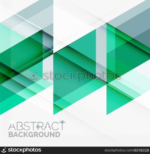 Vector triangle background. Vector triangle background with shadow effects