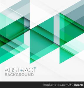 Vector triangle background. Vector triangle background with shadow effects
