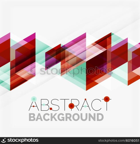 Vector triangle background. Vector triangle background with shadow effects