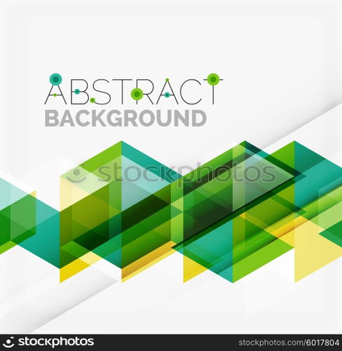 Vector triangle background. Vector triangle background with shadow effects