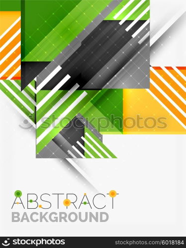 Vector triangle background. Vector triangle background with shadow effects