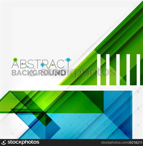 Vector triangle background. Vector triangle background with shadow effects