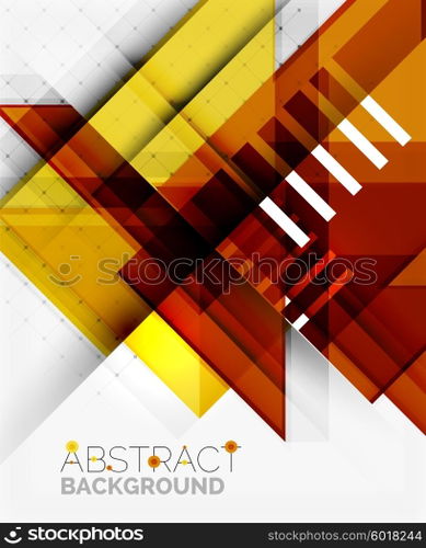 Vector triangle background. Vector triangle background with shadow effects