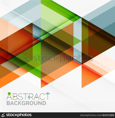 Vector triangle background. Vector triangle background with shadow effects
