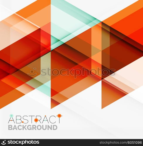 Vector triangle background. Vector triangle background with shadow effects